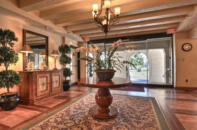 California Mission Inn lobby