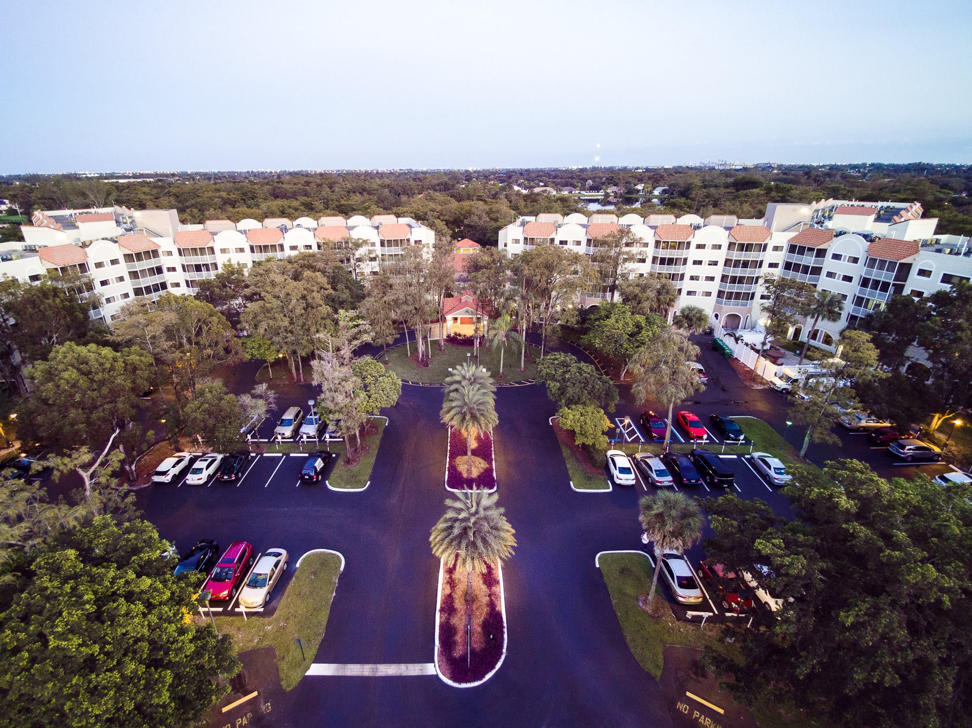 Pacifica Senior Living Forest Trace aerial view of community