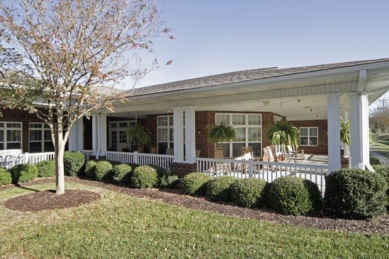 The Pines on Carmel Senior Living Entrance