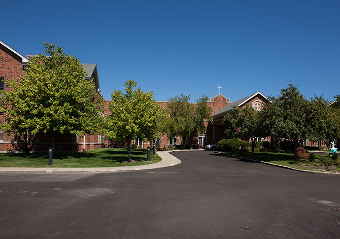 Ascension Living Saint Benedict Village outdoor common area