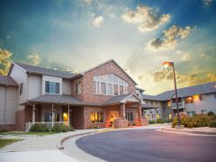 Ponderosa Lodge Senior Living community exterior