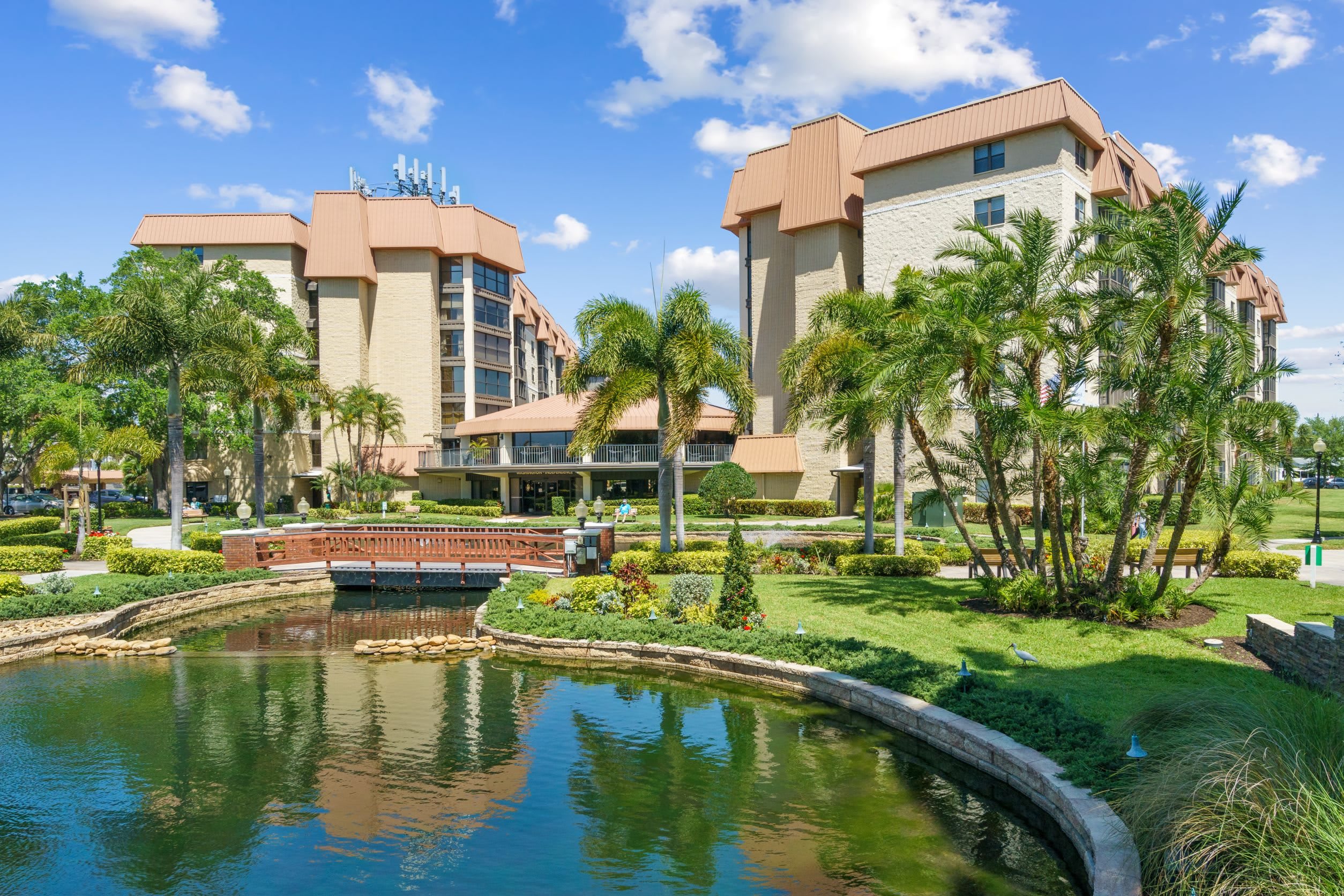 Freedom Square of Seminole, a CCRC community exterior