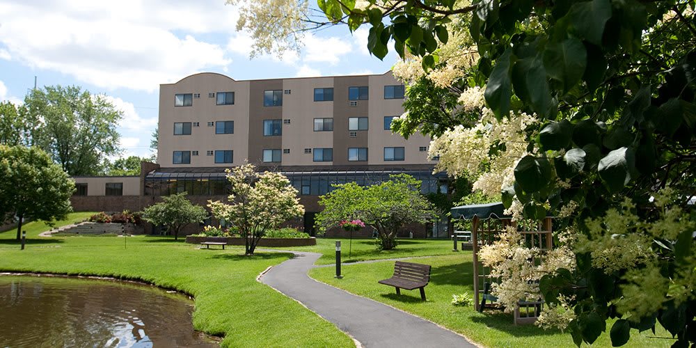 Chandler Place outdoor common area