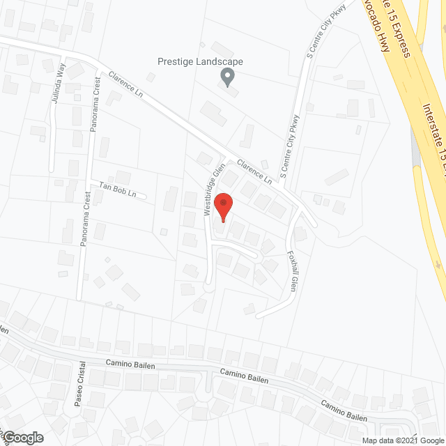 Map of the neighborhood around Sapphire Pacific - Escondido Estates