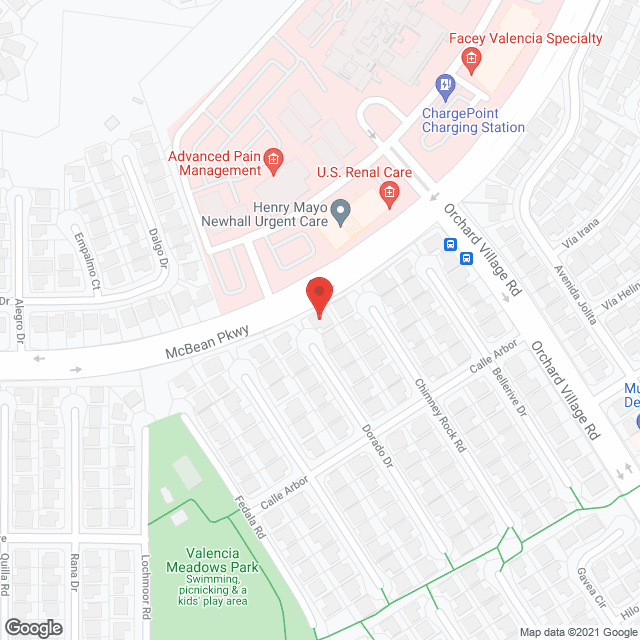 Map of the neighborhood around Aloha Care Home