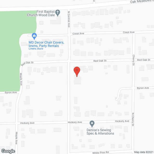 Map of the neighborhood around Golden Haven Senior Living