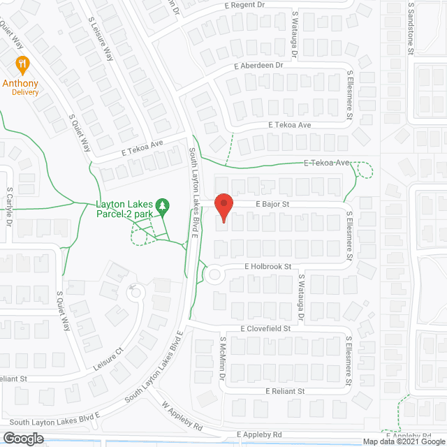 Map of the neighborhood around Welcome Home Adult Care LLC