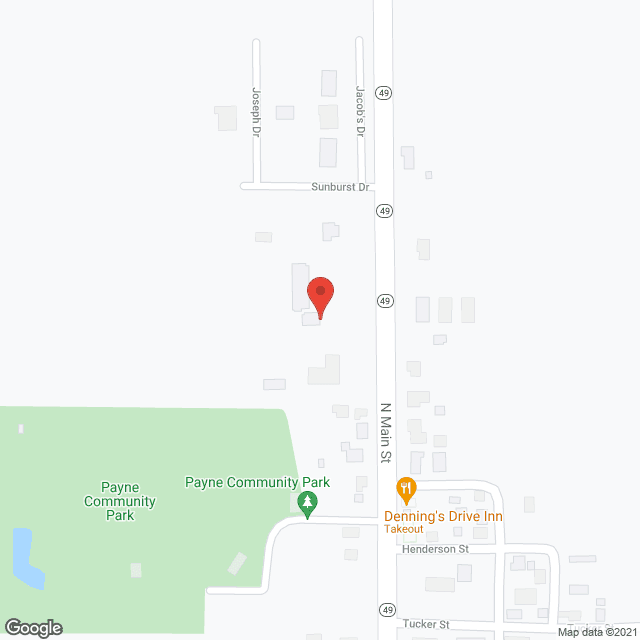 Map of the neighborhood around Vancrest Of Payne