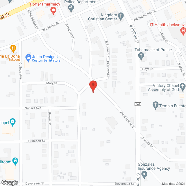 Map of the neighborhood around Trinity Assisted Living Of Jacksonville