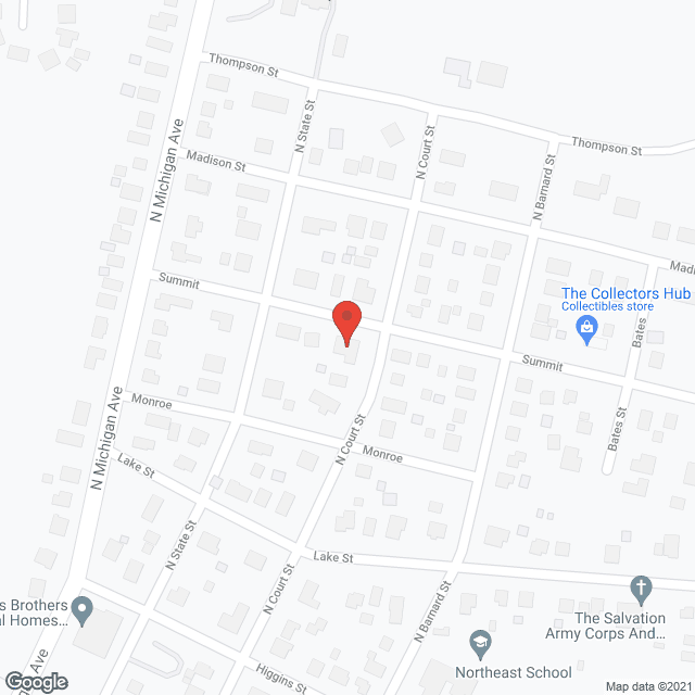 Map of the neighborhood around Sunshine Cottage LLC