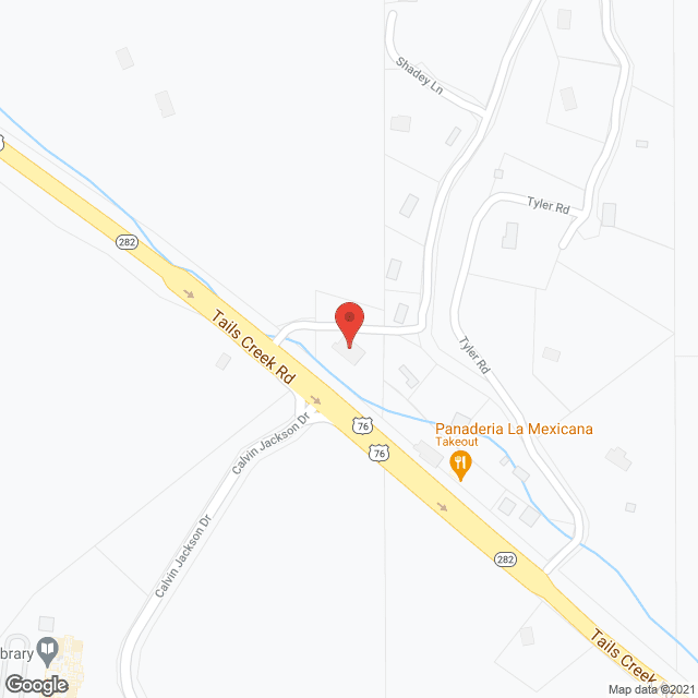 Map of the neighborhood around Sonshine Manor