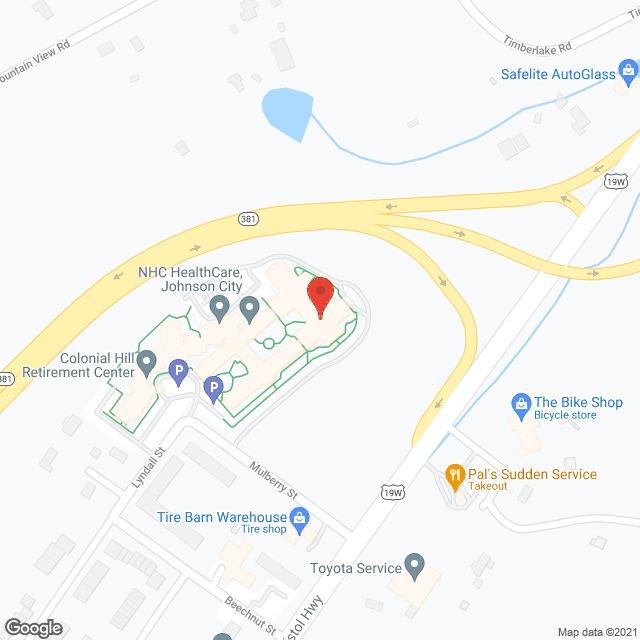 Map of the neighborhood around Nhc Healthcare Assisted Living