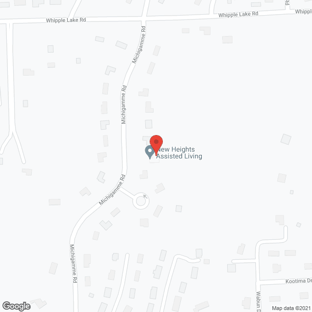 Map of the neighborhood around New Heights Assisted Living
