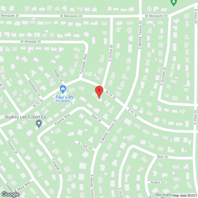 Map of the neighborhood around Mingus Manor Assisted Living Home