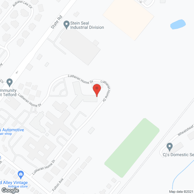 Map of the neighborhood around Lutheran Community At Telford
