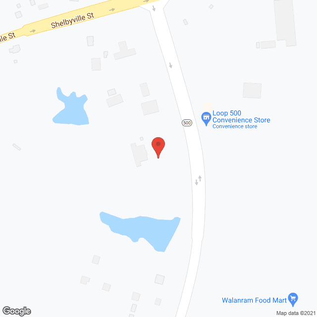 Map of the neighborhood around Lakeside Village Assisted Living