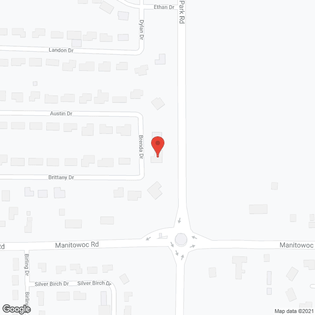 Map of the neighborhood around Helens House Lake Park