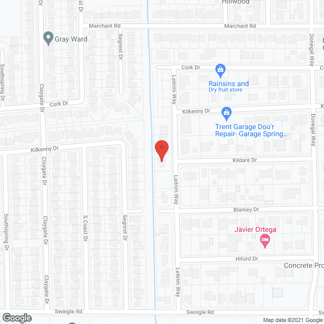 Map of the neighborhood around Heavenly Manor Assisted Living
