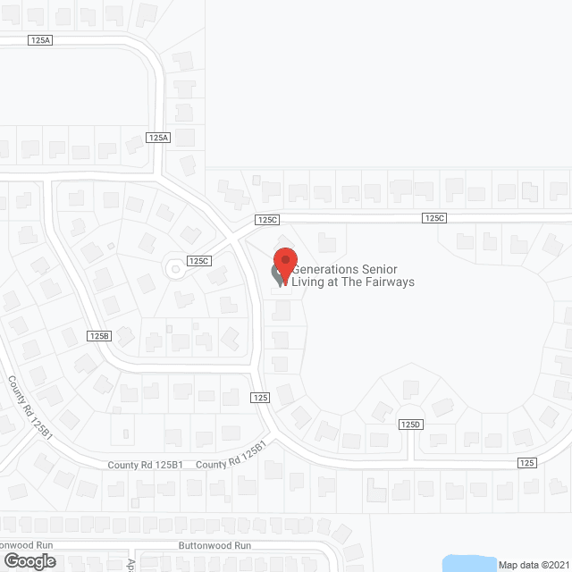 Map of the neighborhood around Generations Senior Living At The Fairways