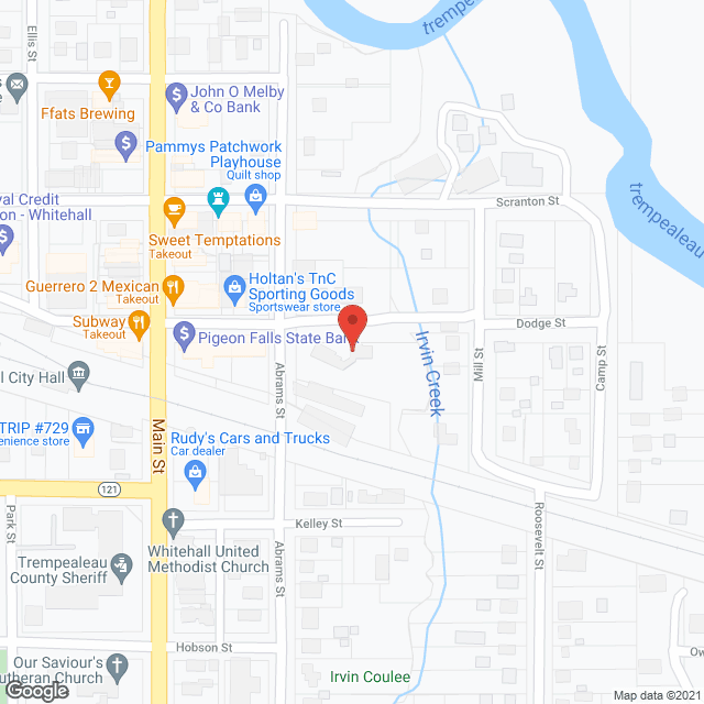 Map of the neighborhood around Farnam Community Living Center