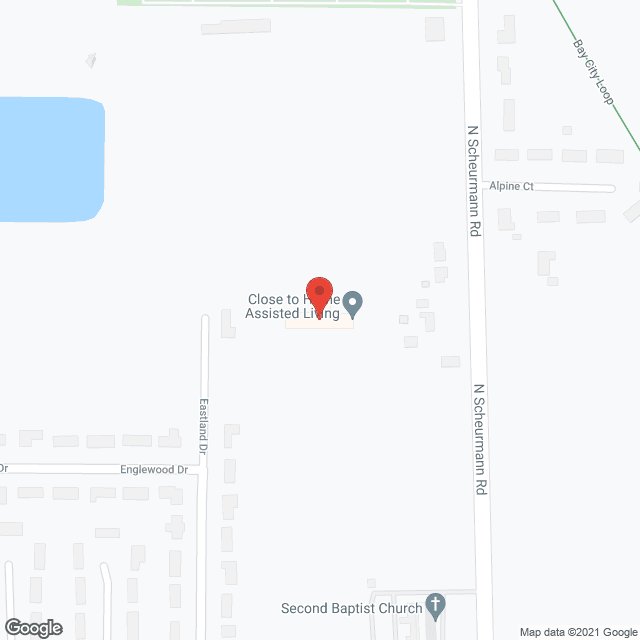 Map of the neighborhood around Close To Home Assisted Living Hampton