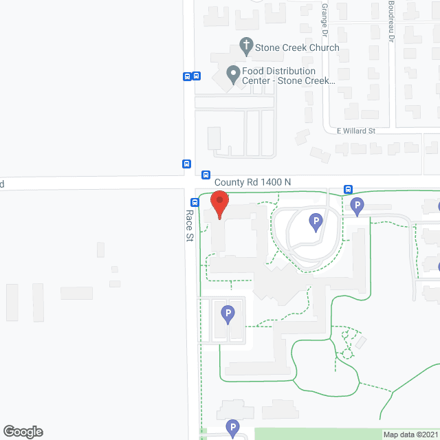 Map of the neighborhood around Clark-Lindsey Village