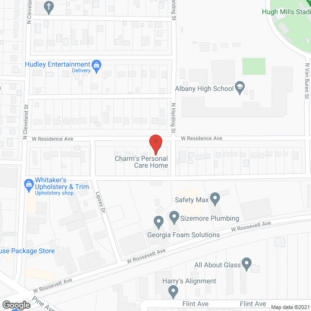 Map of the neighborhood around Charms Personal Care Home