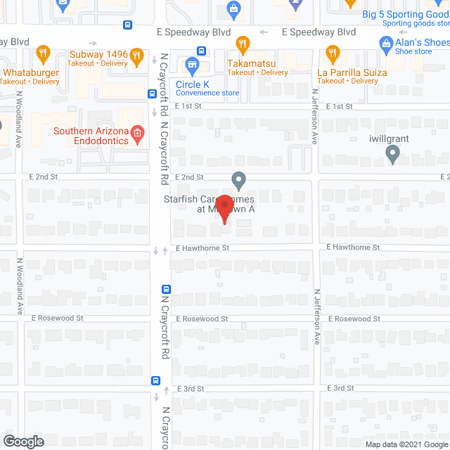 Map of the neighborhood around Caring Hands Comfort Assisted Living Home LLC