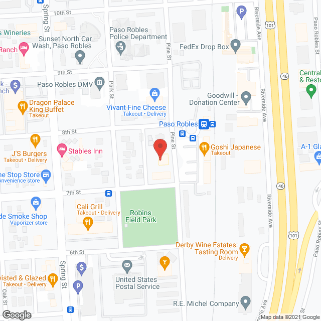 Map of the neighborhood around Annette Lodge