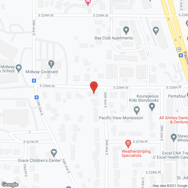 Map of the neighborhood around The 12th Senior Home, LLC