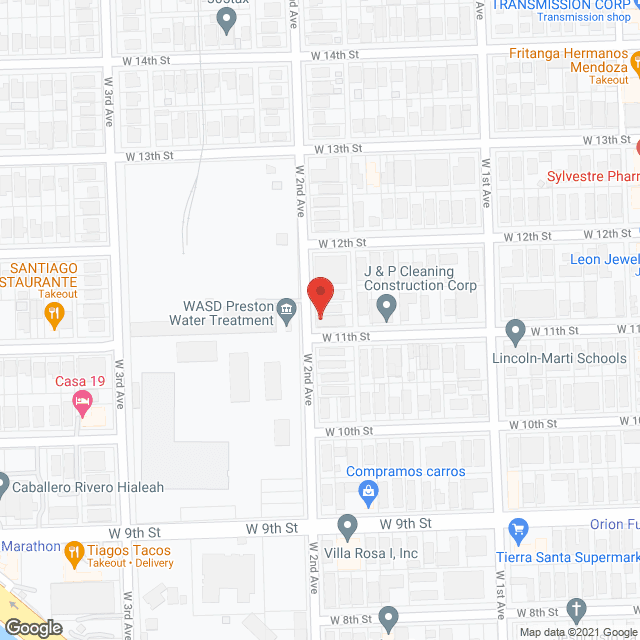 Map of the neighborhood around New Age Adult Care