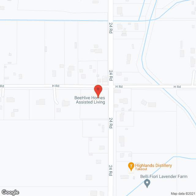 Map of the neighborhood around Beehive Home of Grand Junction