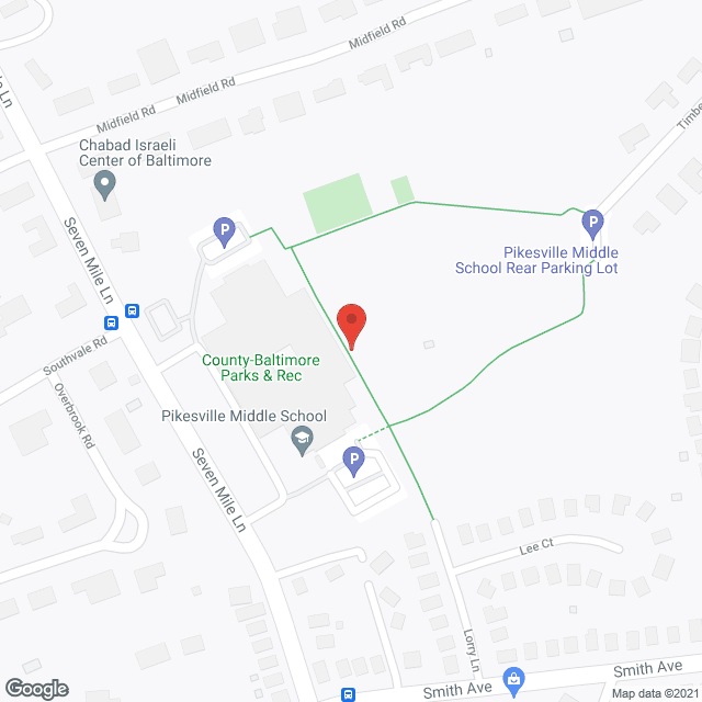 Map of the neighborhood around Sterling Care Assisted Living