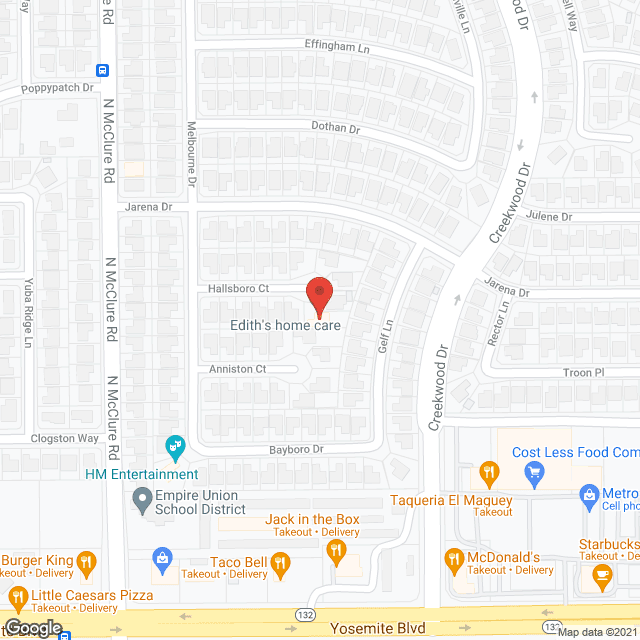 Map of the neighborhood around Ediths Home Care