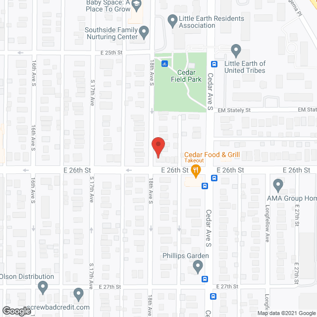 Map of the neighborhood around Angels Assisted Living Inc