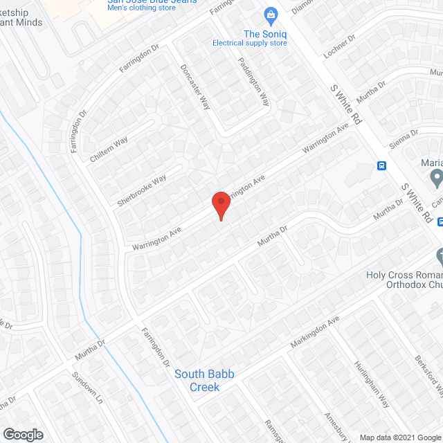 Map of the neighborhood around Evonnes Residential Care Facility II