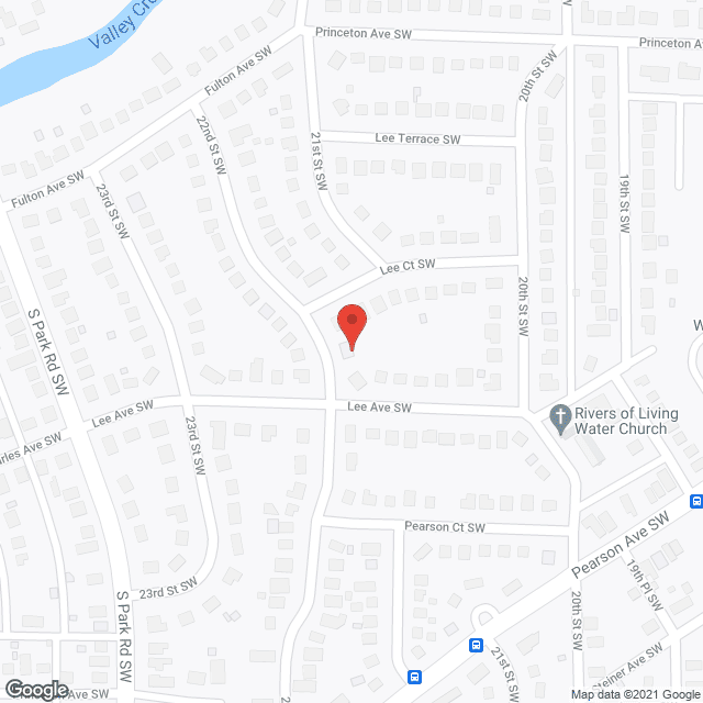 Map of the neighborhood around Bella Woods Senior Living