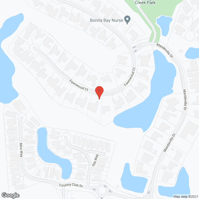 Map of the neighborhood around The Terraces at Bonita Springs