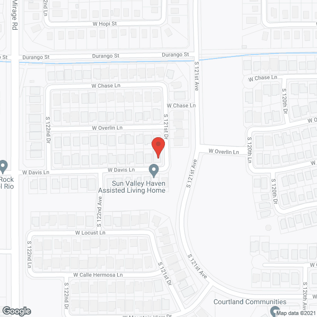 Map of the neighborhood around Liberty Assisted Living Home