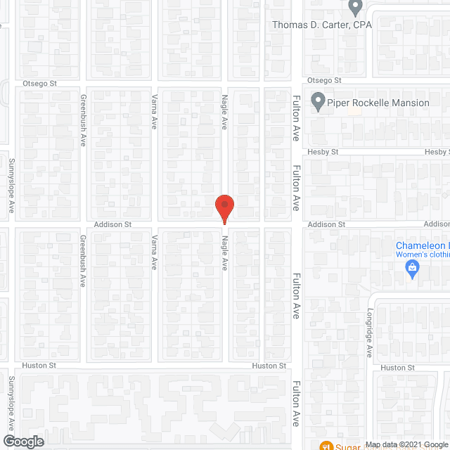 Map of the neighborhood around All Valley Healthcare