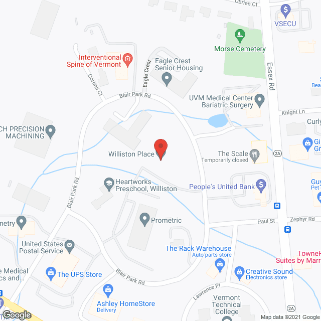 Map of the neighborhood around Williston Place