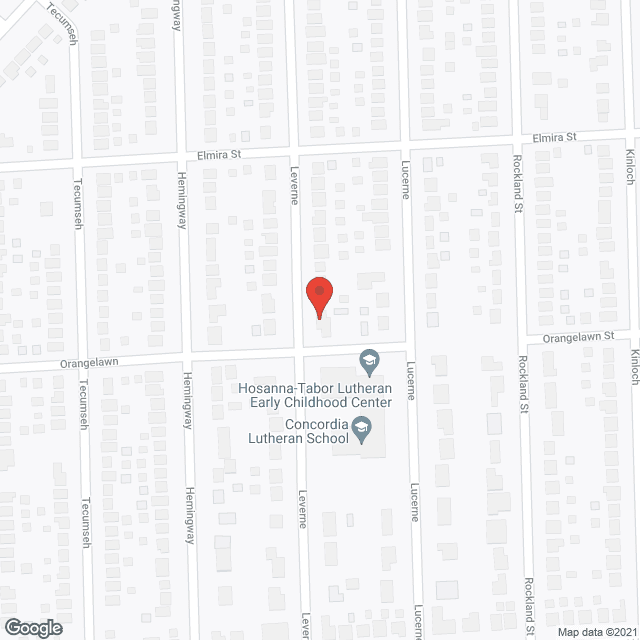 Map of the neighborhood around Arbor Manor