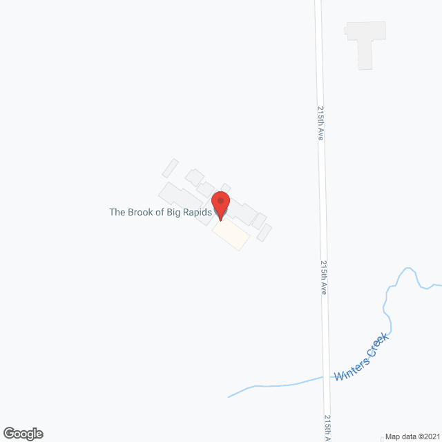 Map of the neighborhood around The Brook of Big Rapids