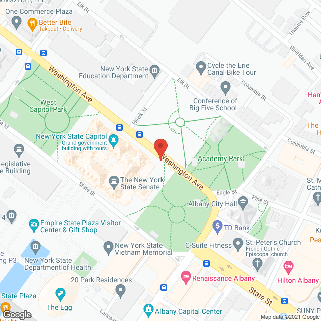 Map of the neighborhood around Summit Senior Living