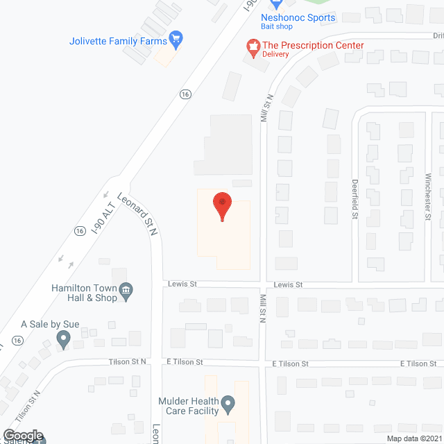 Map of the neighborhood around Salem Terrace Assisted Living