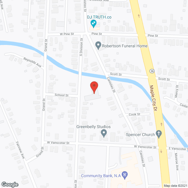Map of the neighborhood around Lincoln Gardens Senior Living Community