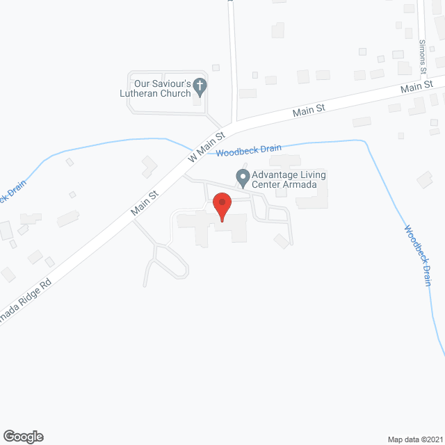 Map of the neighborhood around The Orchards at Armada Village