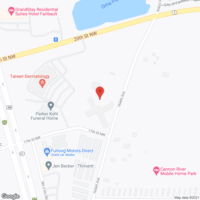 Map of the neighborhood around Mill City Senior Living