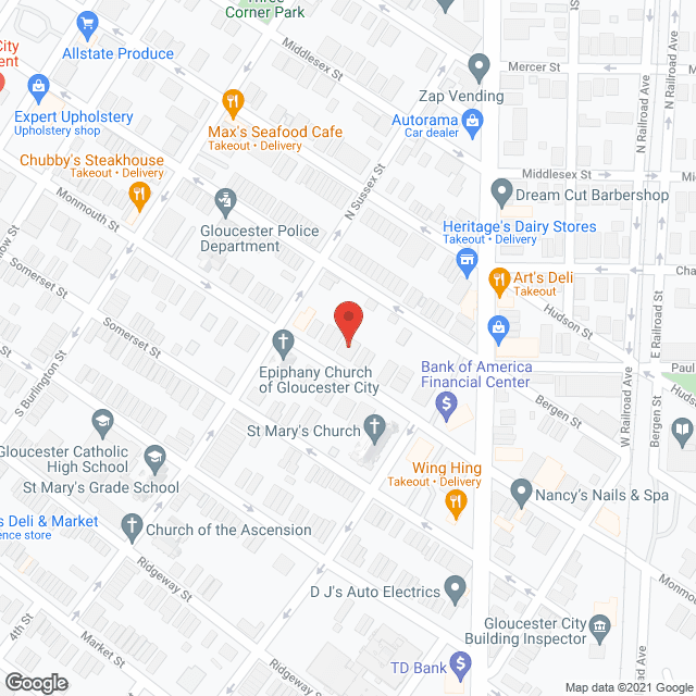Map of the neighborhood around Serenity Heights Family Care Home
