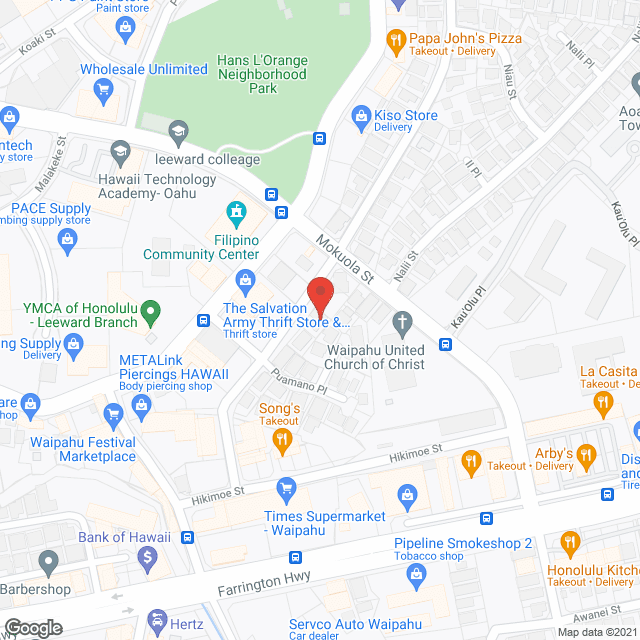 Map of the neighborhood around Anne-Drew's Gentle AFH